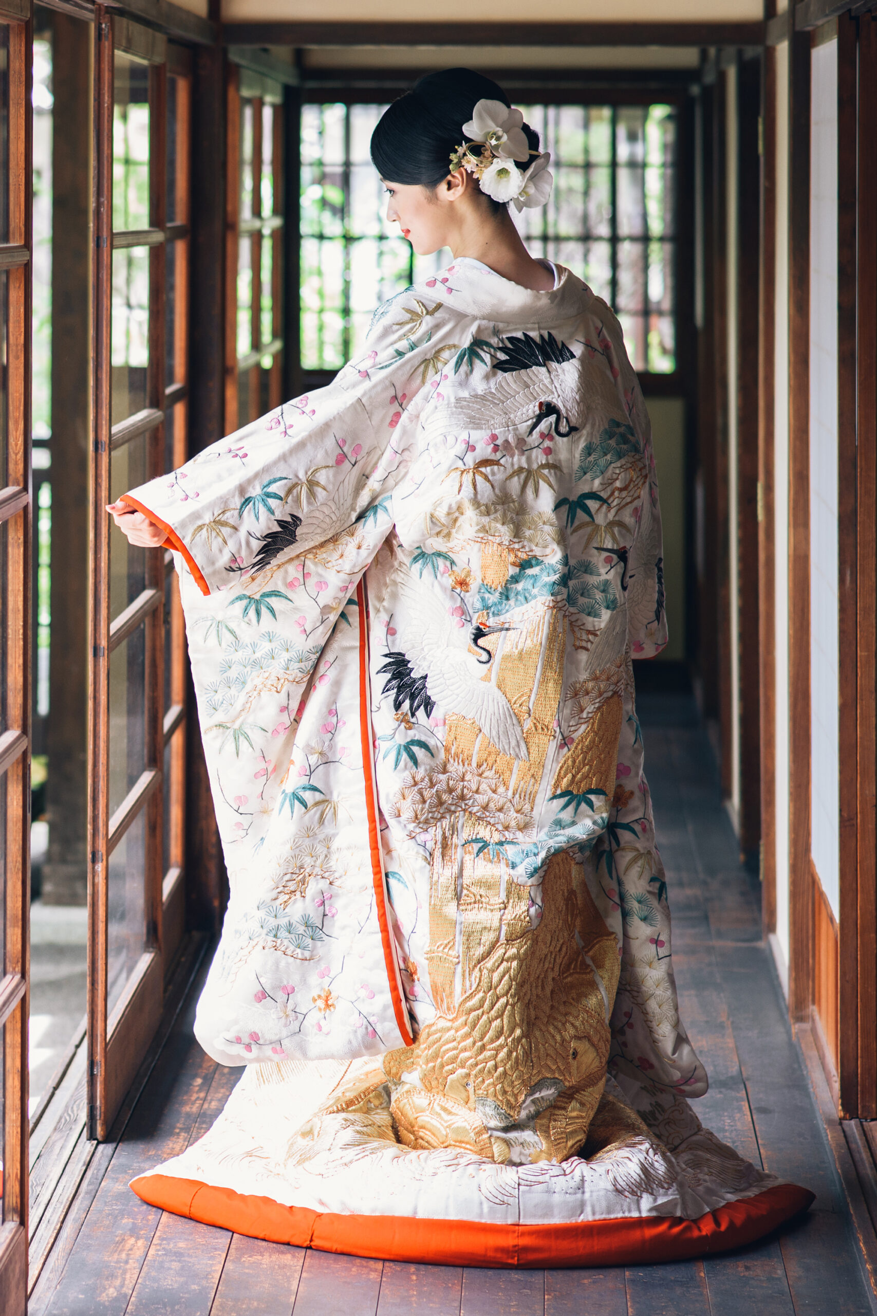アンティーク打掛 打掛 日本刺繍 総刺繍 アンティーク 婚礼 花嫁 和装 
